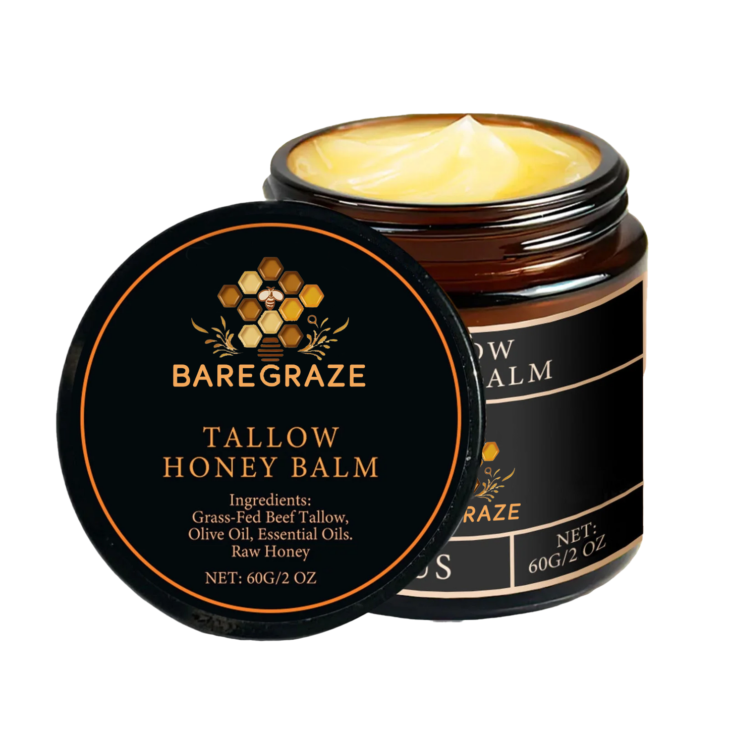Baregraze Beef Tallow with Honey