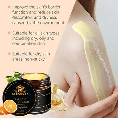 Baregraze Beef Tallow with Honey